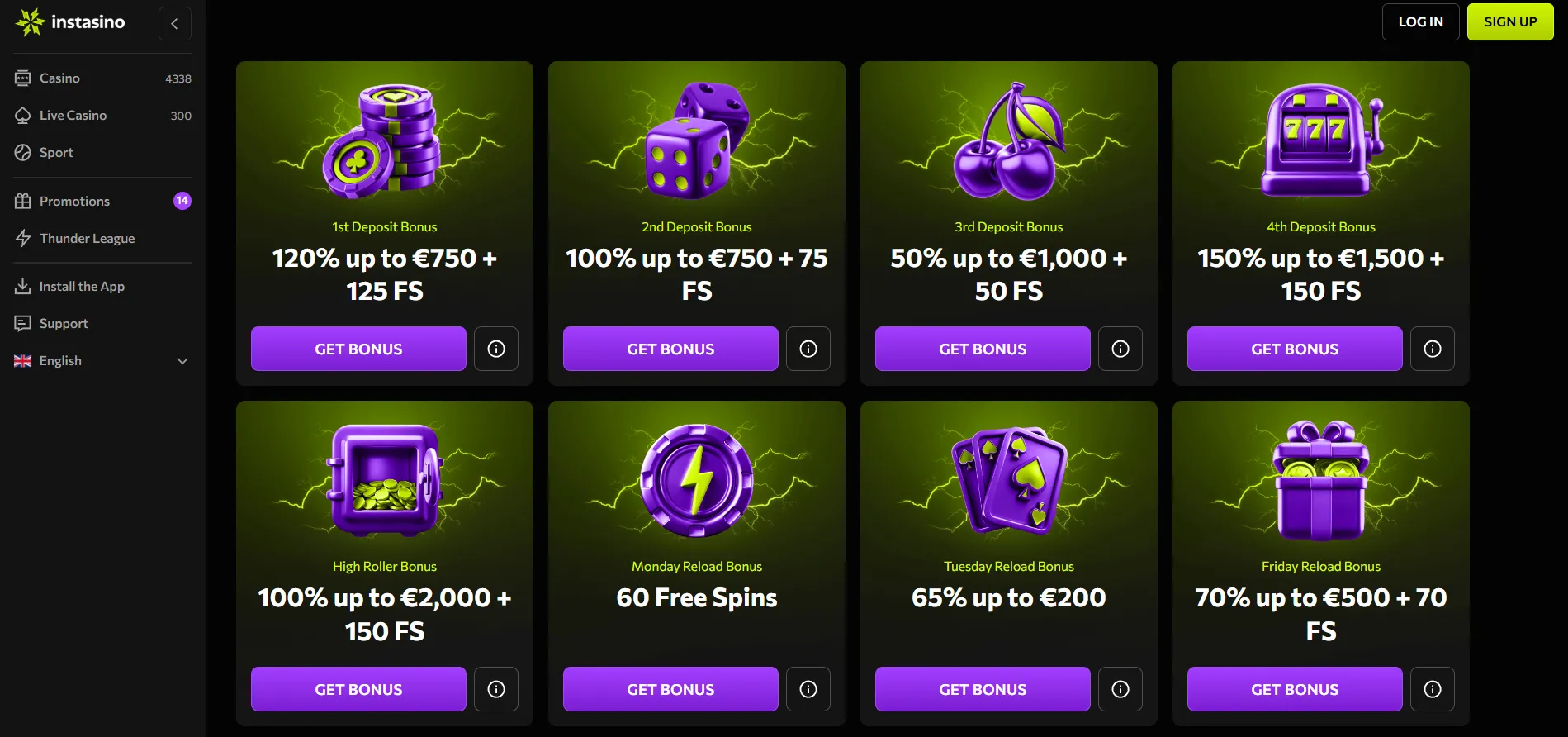 Bonussen bij casinos zonder CRUKS